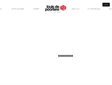 Tablet Screenshot of louisdepoortere.com